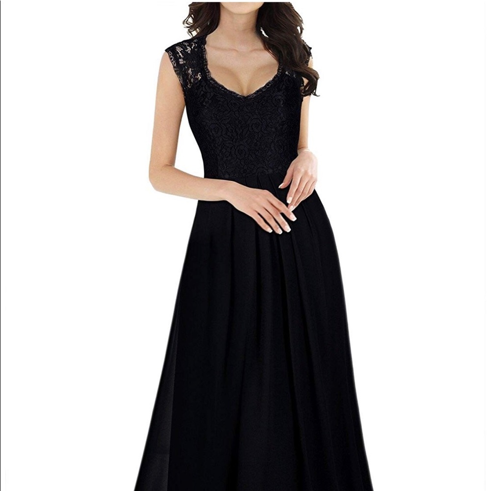 Black long formal dress